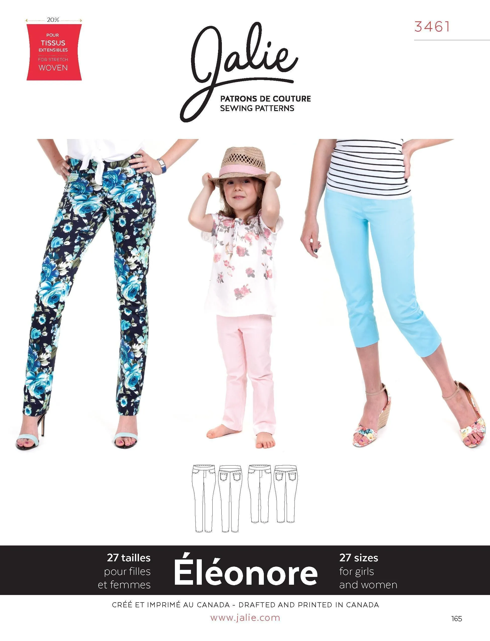 3461 // ÉLÉONORE Pull-On Jeans