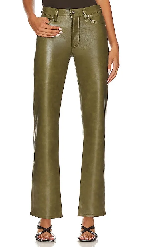 AGOLDE Sloane Straight in Olive
