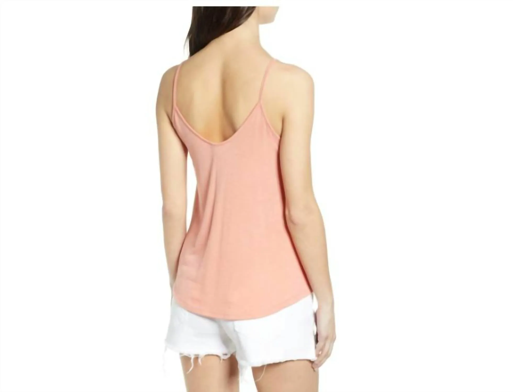 All In Favor - Twisted Button Front Draped Tank Top