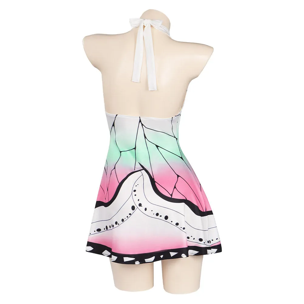 Anime Themed Swimsuit Dress Swimwear