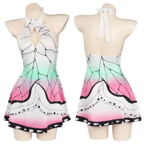 Anime Themed Swimsuit Dress Swimwear