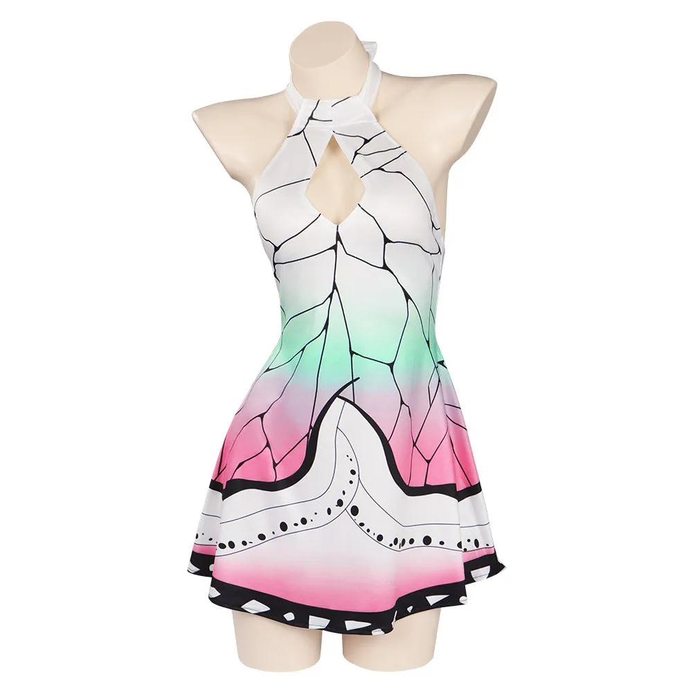 Anime Themed Swimsuit Dress Swimwear