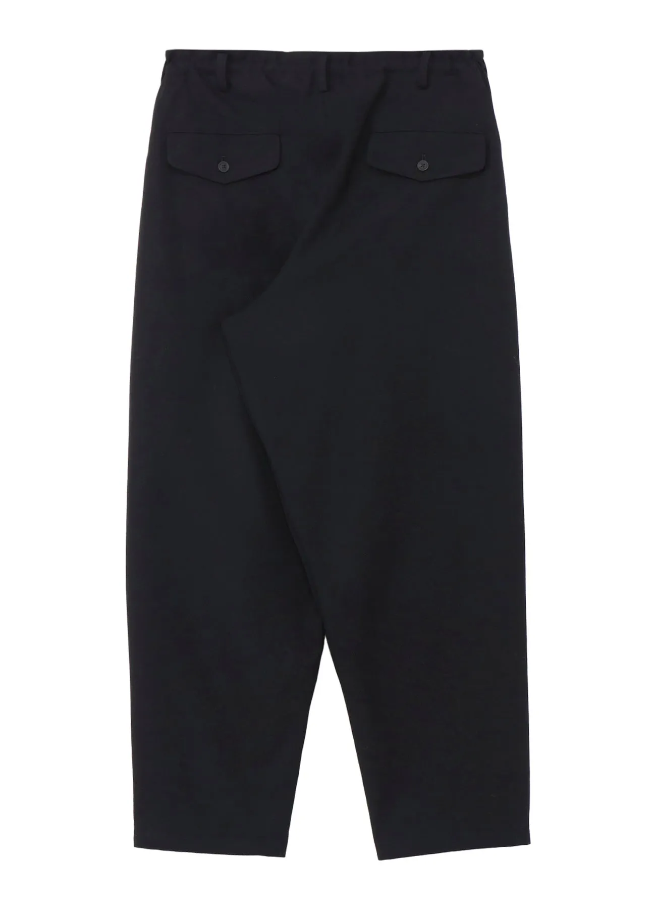 ARMY GABARDINE SIDE CURVE PANTS