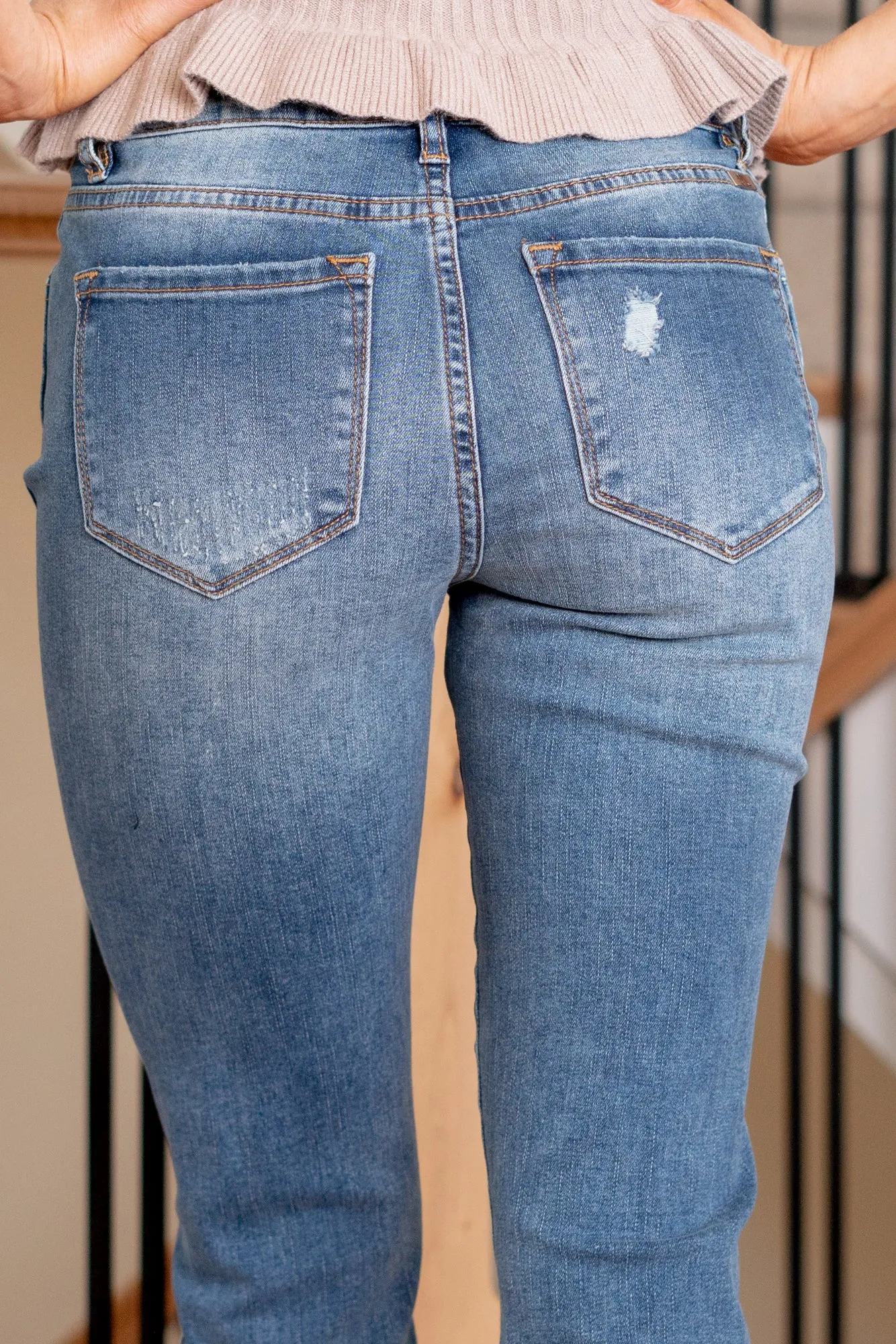 Ellington Button Fly High Rise Skinny