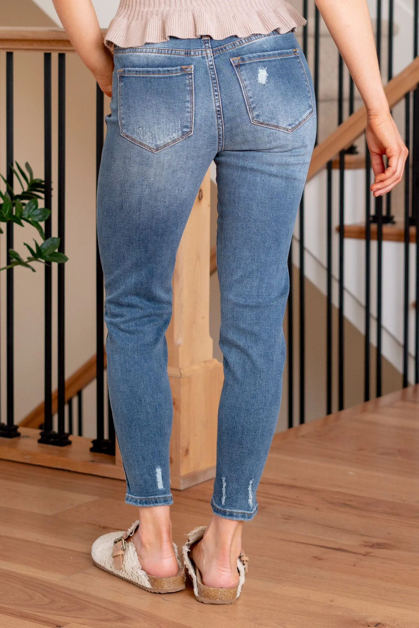 Ellington Button Fly High Rise Skinny