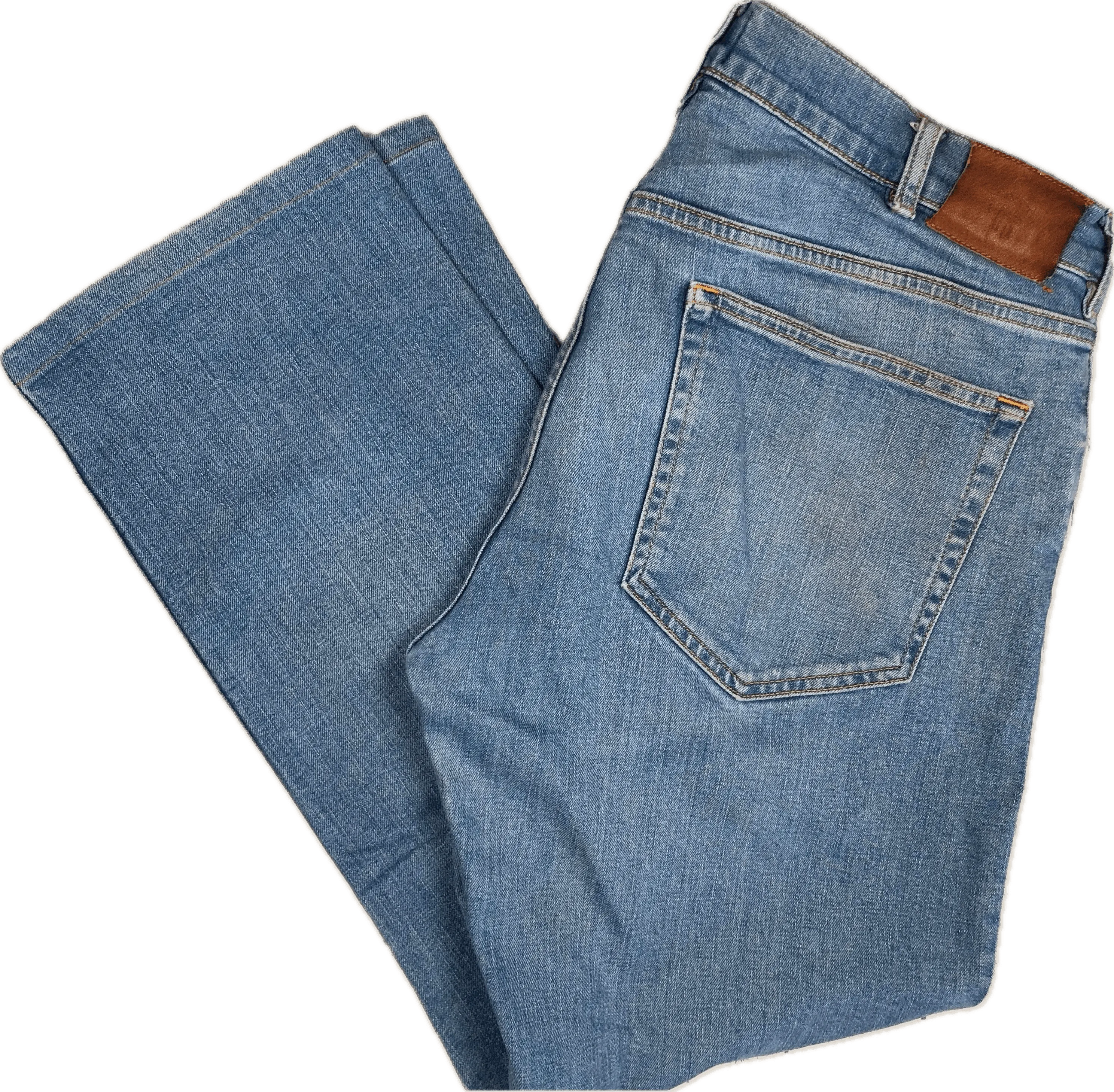 Gant Mens  Regular Straight Leg Stretch Light Wash Jeans  - Size 34S