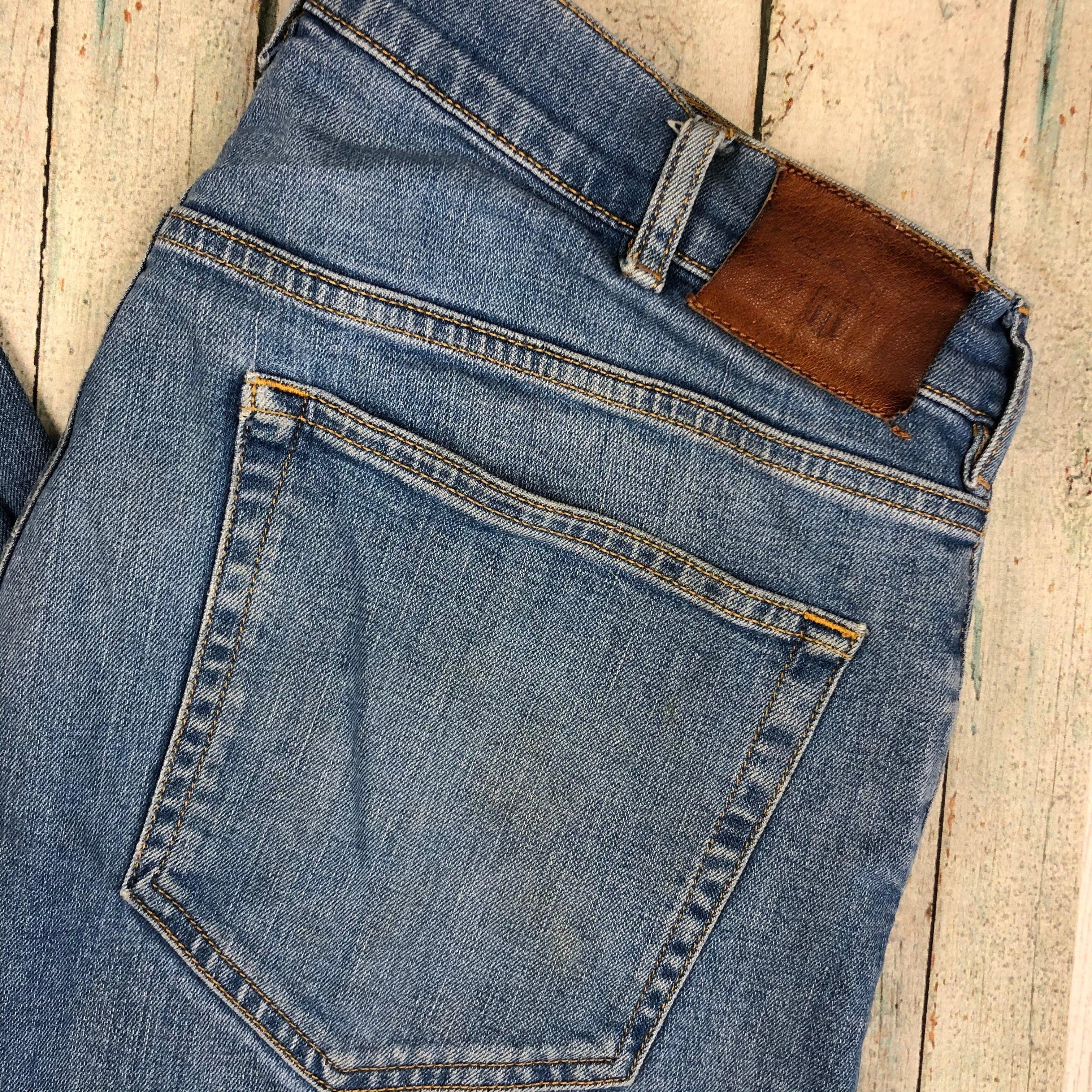 Gant Mens  Regular Straight Leg Stretch Light Wash Jeans  - Size 34S