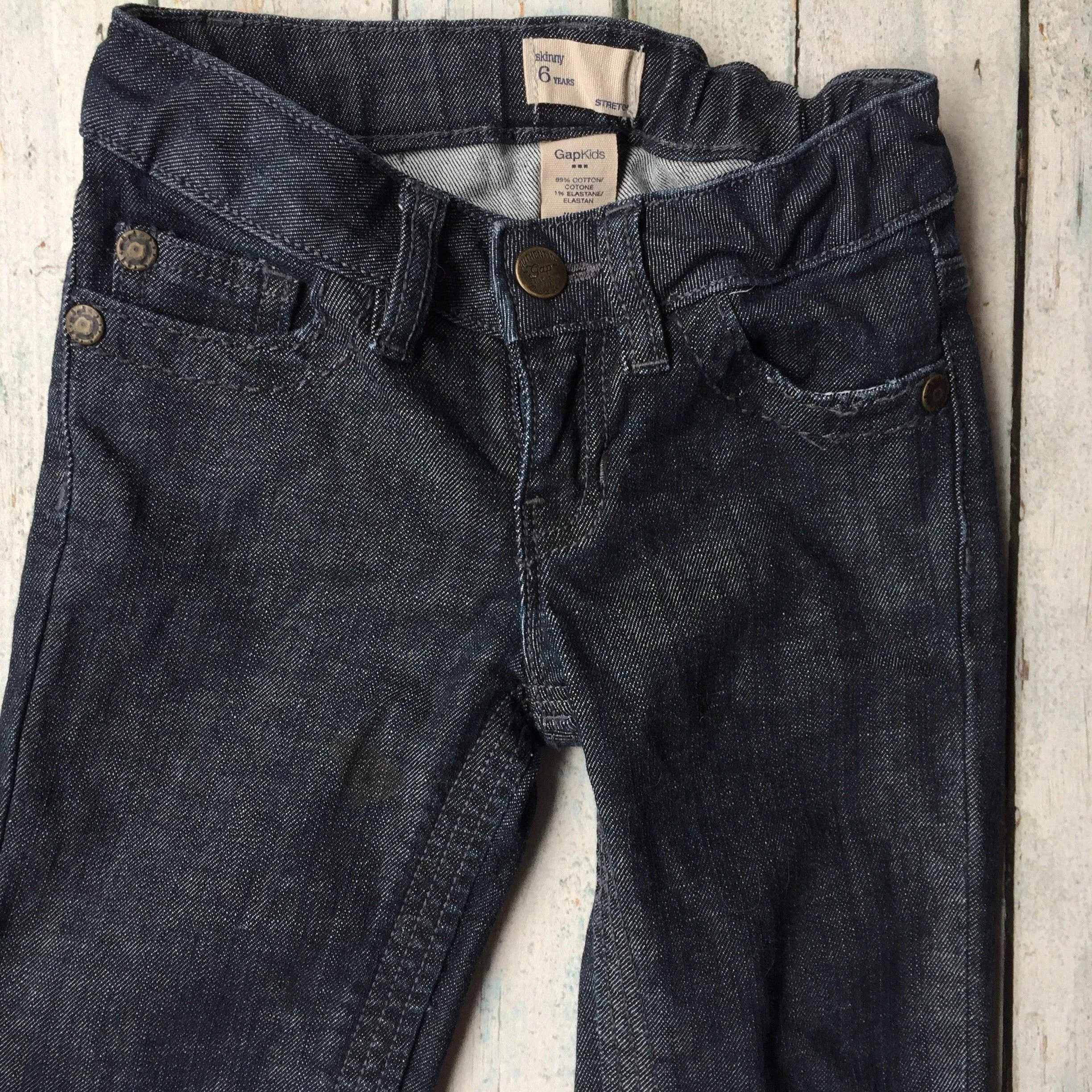 Gap Girls Slim Straight Jeans - Size 6Y