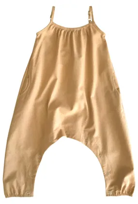 Harpa Romper - Linen Old Gold