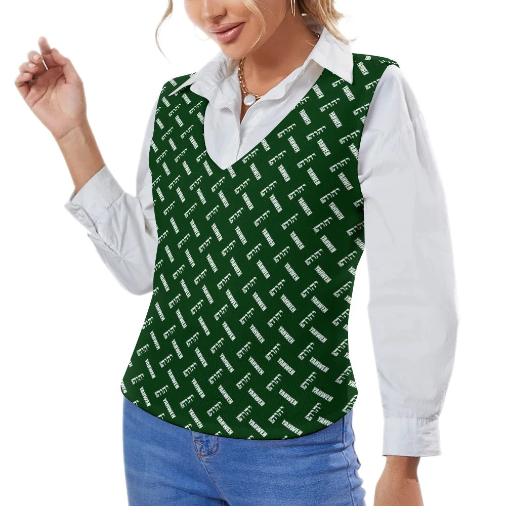 KING YAHWEH OMNI Long Sleeve Button Knit Vest