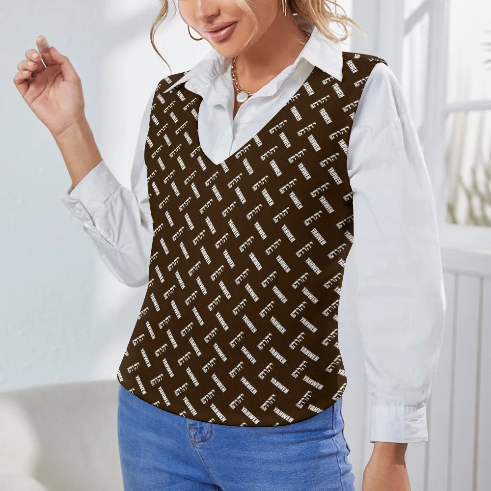 KING YAHWEH OMNI Long Sleeve Button Knit Vest