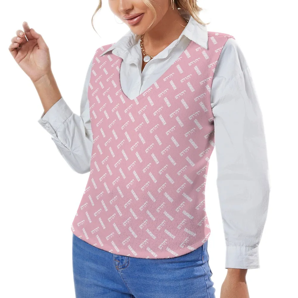 KING YAHWEH OMNI Long Sleeve Button Knit Vest