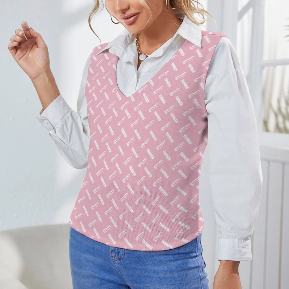 KING YAHWEH OMNI Long Sleeve Button Knit Vest