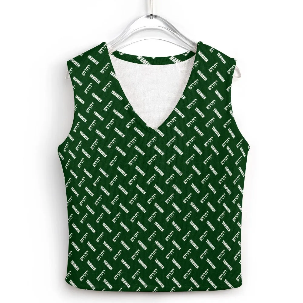 KING YAHWEH OMNI Long Sleeve Button Knit Vest