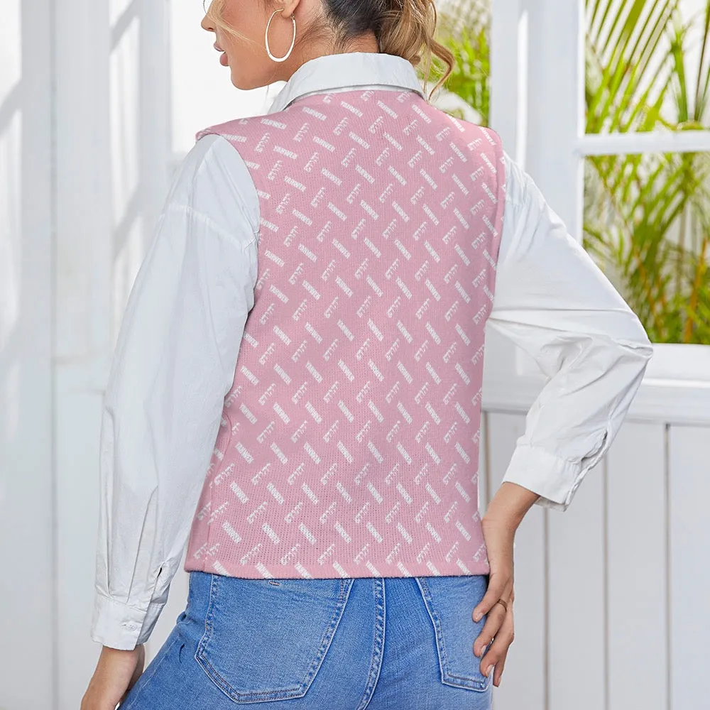 KING YAHWEH OMNI Long Sleeve Button Knit Vest