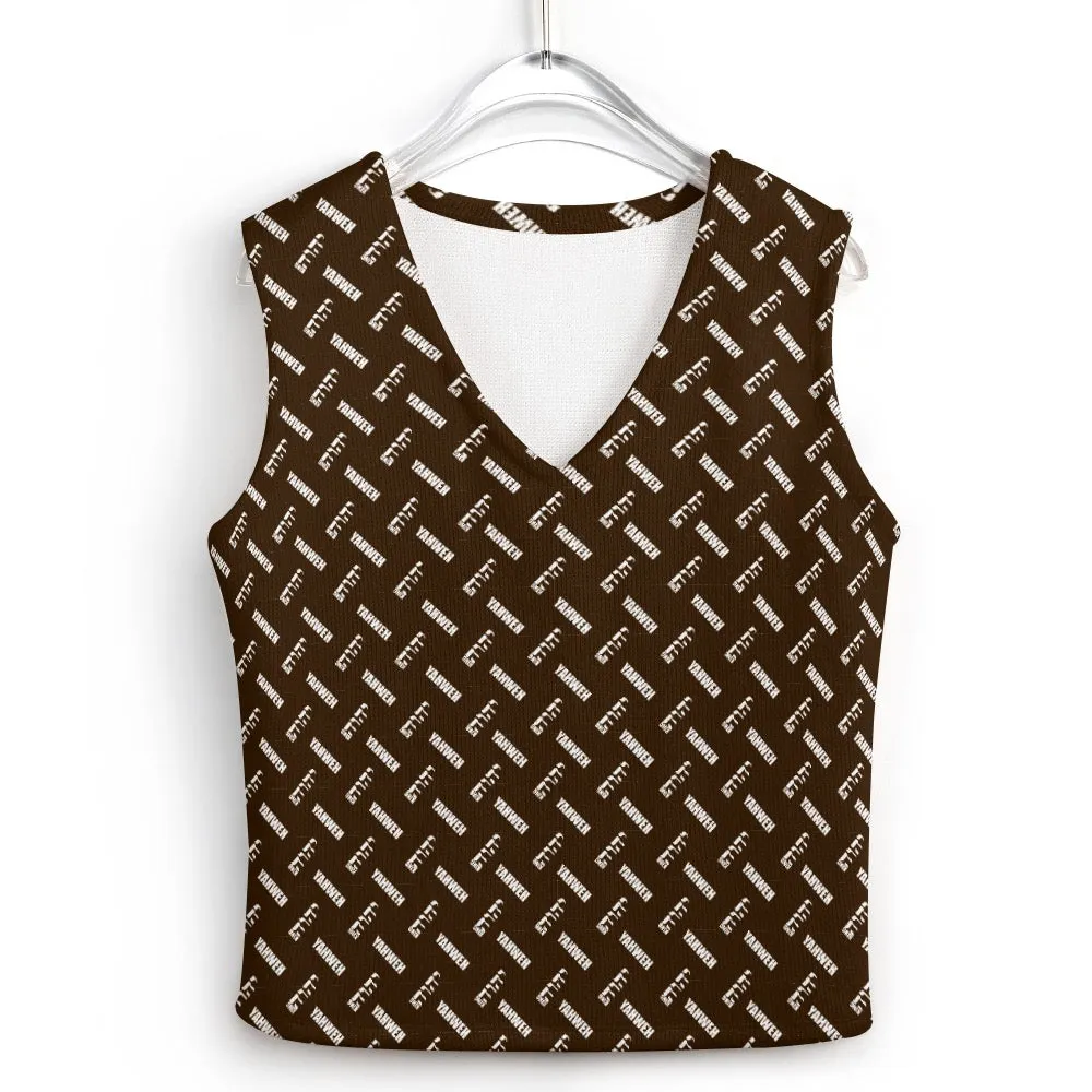 KING YAHWEH OMNI Long Sleeve Button Knit Vest
