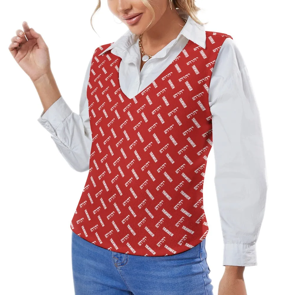 KING YAHWEH OMNI Long Sleeve Button Knit Vest