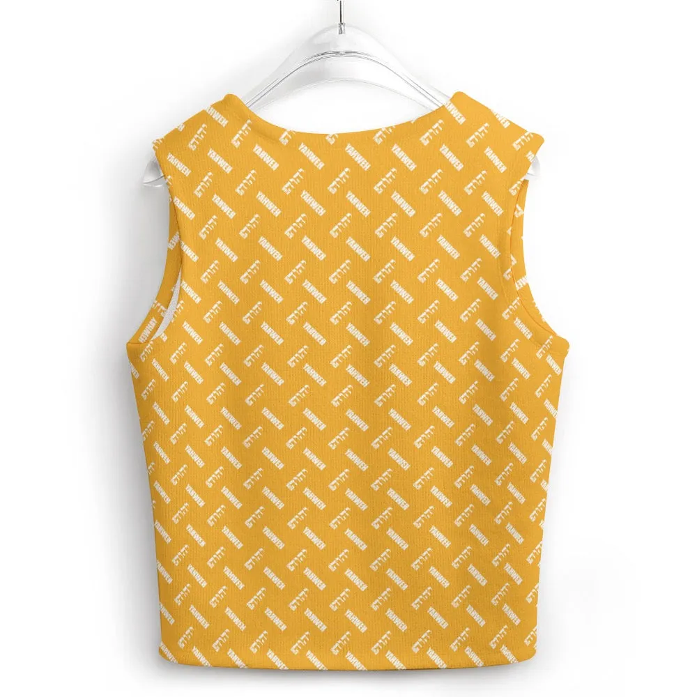KING YAHWEH OMNI Long Sleeve Button Knit Vest