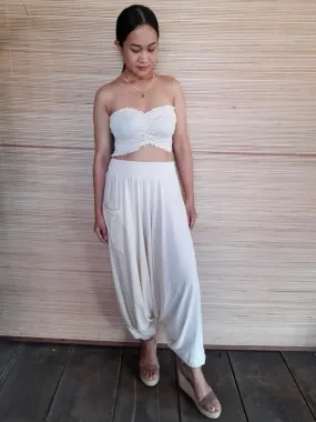 PANT HAREM New Off Cream