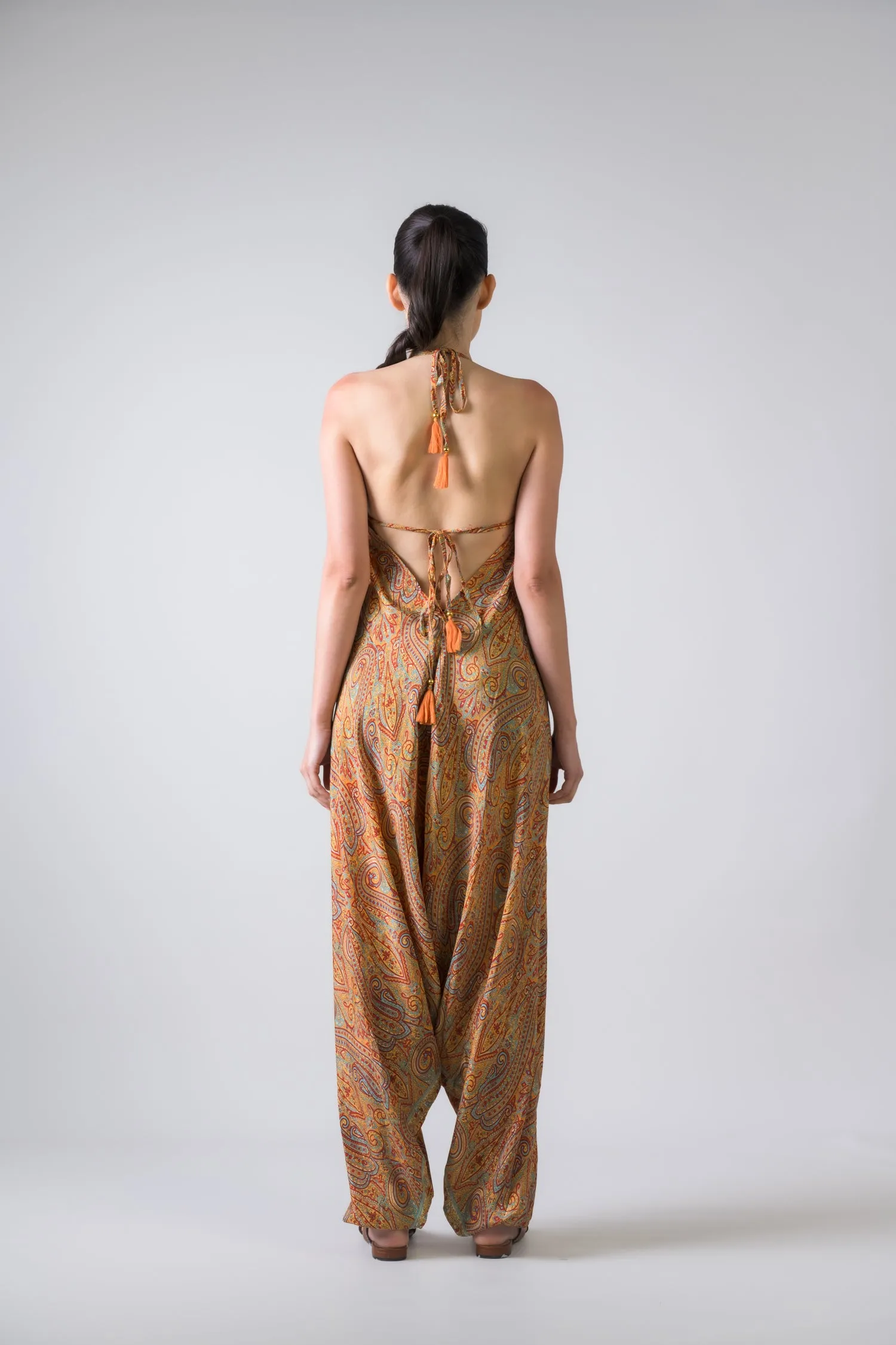 Rhea Boho Print Harem Jumpsuit