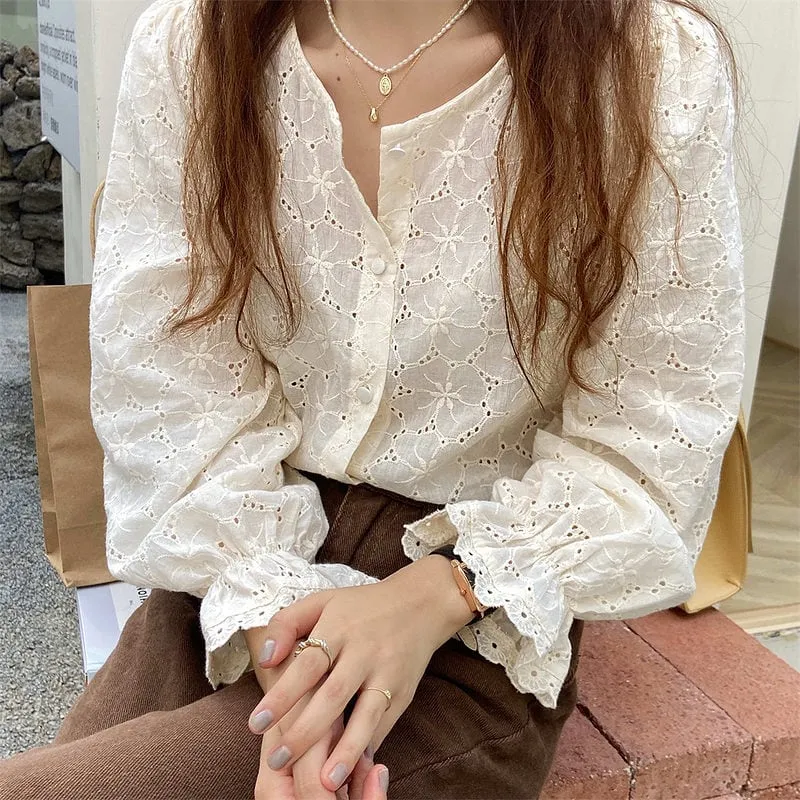 Sweet Florals Women Blouses
