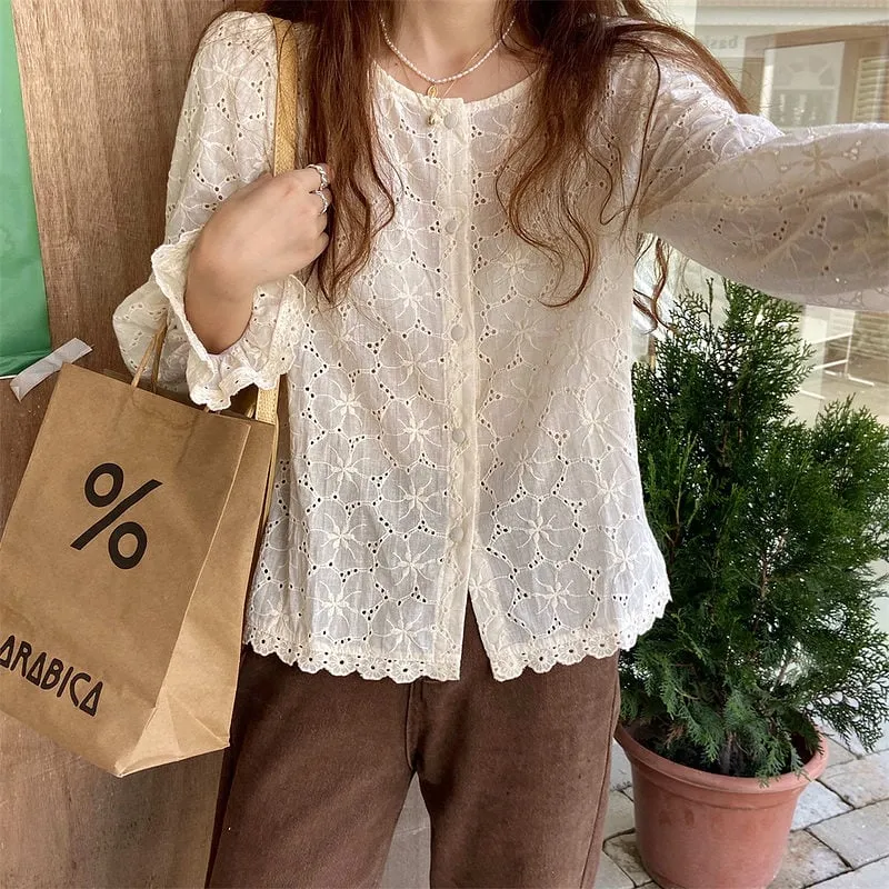 Sweet Florals Women Blouses