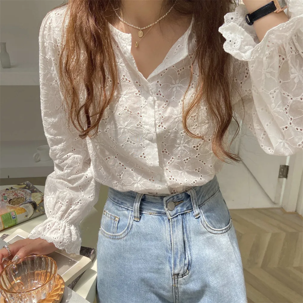 Sweet Florals Women Blouses