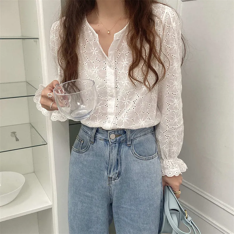 Sweet Florals Women Blouses