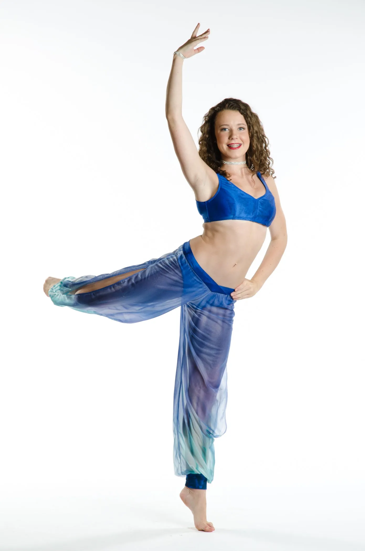 Watercolor Harem Pant Costume 3700-C
